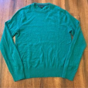 Banana Republic sweater Men’s Medium Teal crewneck merino wool blend